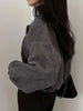 Korean chic new retro simple short