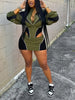 Women'S Two-Piece Set Featuring a Summer Y2K Style with Colorblock Design
