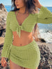 Women's European and American Fashion Set Sunscreen Swimsuit, Beach Bikini