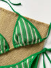 Summer Trend,3pcs Women'S crochet Bikini Set