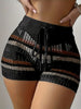 New Contrast Color Hollow Women's Shorts