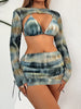 Women'S Stylish Ombre Swimsuit Set