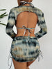 Women'S Stylish Ombre Swimsuit Set
