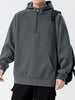 men's casual hoodie combines comfort