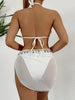 Swimsuit Women'S Bikini Three-Piece Set with Mesh,