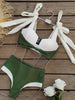 Bow Tie Shoulder Straps Bikini Sets