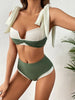 Bow Tie Shoulder Straps Bikini Sets