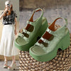 Women'S Summer Open-Toe Platform Sandals with Ankle Strap