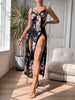 Sexy Lace Splicing Print