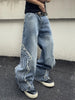 American retro-style loose jeans