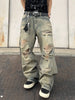 Men'S Street-Style Ripped Denim Jeans