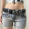 Women's Punk Demon Hand Skull Belt
