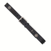 Punk Rock Belt with Five-Pointed Star Studs &amp; Square Alloy Buckle