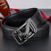 Men's Automatic Buckle Eagle Buckle Leather Belt Men's Belt
