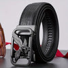 Men's Automatic Buckle Eagle Buckle Leather Belt Men's Belt