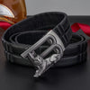Men'S Genuine Leather Belt with Automatic Alloy Buckle