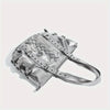 Silver Elegant Punk Rivet Design Tote Bag