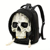 Women's Punk Gothic 3D Skull Design Backpack