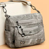 Perfect Lily Women's Vintage Bohemian Multi-Pocket Handbag