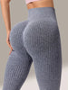 Women's Seamless High-Waisted Ruffled Long-Leg Flared Yoga Pants