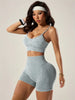 Two-Piece Set Frosted Yoga High