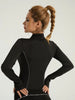 Women's Reflective Workout Jacket with Thumb Holes