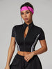 Women's High-Neck Zip-Up Yoga Jacket
