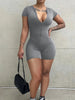 Women's Casual Sporty Jumpsuit Shorts