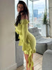 Women's Sexy Off-the-Shoulder party dress