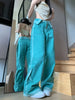 Women'S High-Waisted Straight Leg Denim Jeans