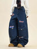 Loose Fit Graphic Denim Jeans