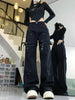 Women's Slimming Black Denim Jeans