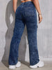 Carnaval Y2k Skull &amp; Star & Letter Pattern Cargo Jeans,