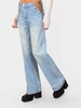 Ultra-Soft Loose Straight-Leg Cut, Non-Stretch Fabric