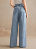 Women'S Vintage Floral Embroidered Denim Jeans