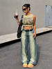 Women's High-Waist Wide-Leg Jeans