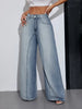 Women'S Wide Leg Pants, 80% Rayon 20% Polyester