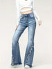 Women's High-Waisted Flared Jeans
