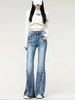 Women's High-Waisted Flared Jeans