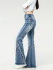Women's High-Waisted Flared Jeans
