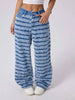 Women's High-Waisted Wide-Leg Jeans
