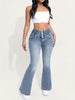 [Stretch Comfort] Women's High-Waist Stretch Denim Flare Jeans