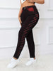 Women's Stretch Skinny Jeans with Side Ripped Detail