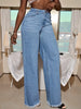 Women's Vintage High-Waisted Wide-Leg Jeans