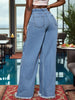 Women's Vintage High-Waisted Wide-Leg Jeans