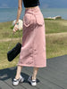 Women's Casual Mid-Length Denim Skirt
