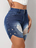 Women's Casual Ripped Denim Shorts