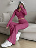 European and American Autumn-Winter Sexy Fashion Women's Pants Set