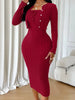 Women's Casual Simple Fashion Textured Solid Color