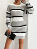 Acrylic Knit Sweater Dress for Women